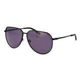 Guess Black Metal Aviator Sunglasses for Men