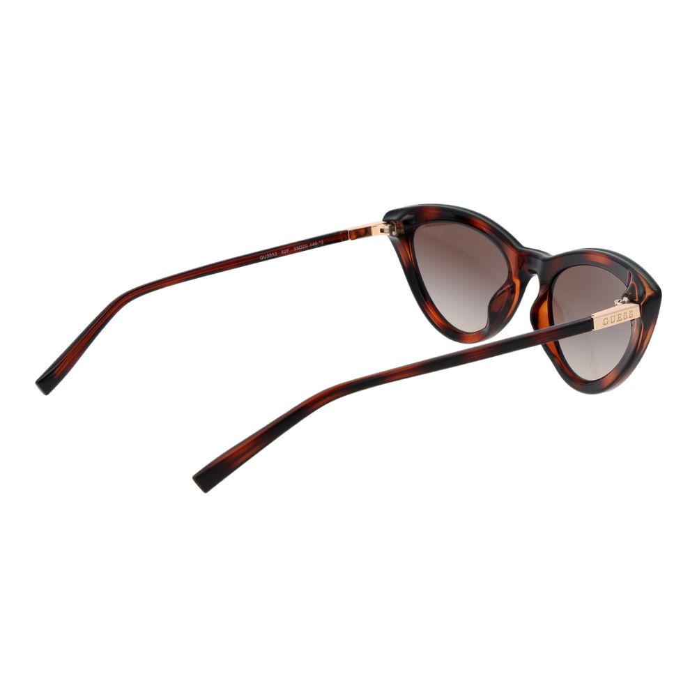 Guess Brown Plastic Cat Eye Sunglasses for Women