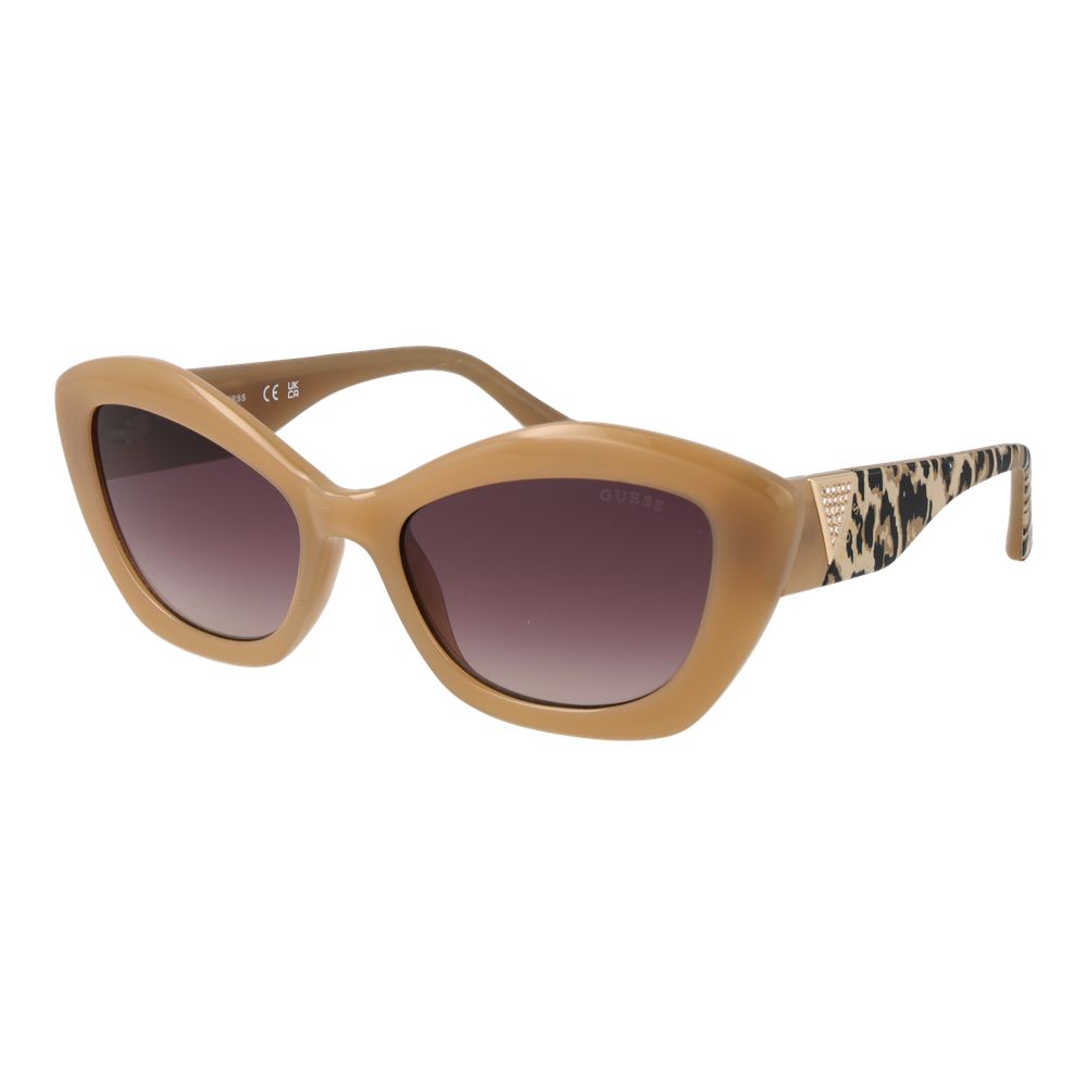 Lunettes de soleil Guess en plastique marron