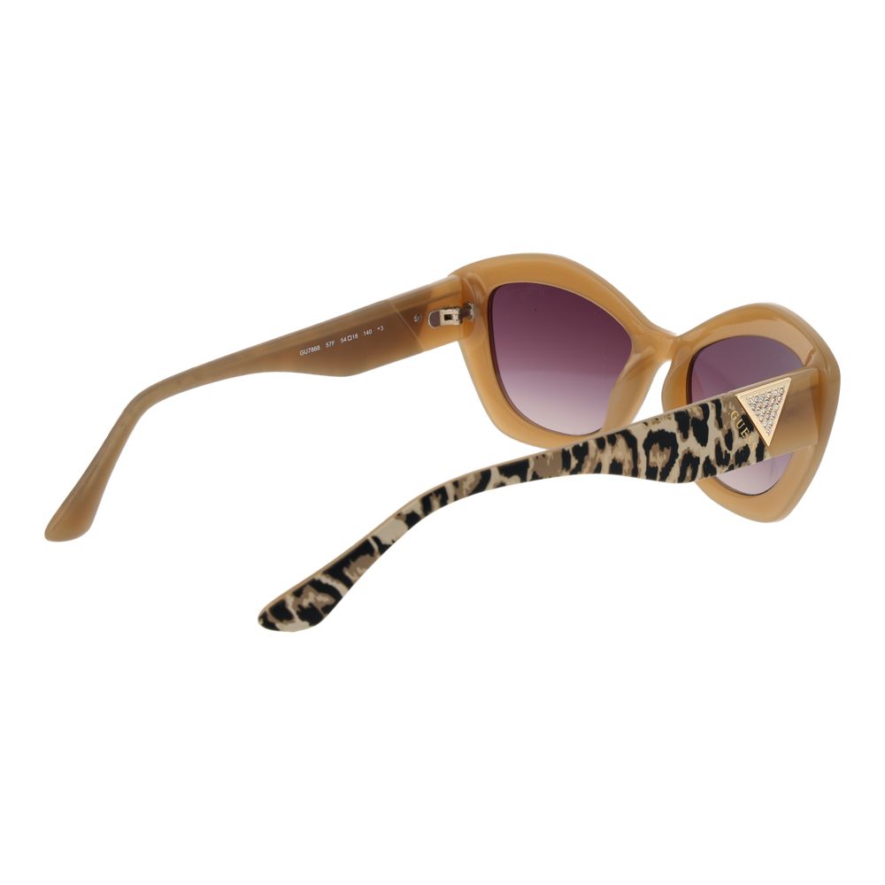 Lunettes de soleil Guess en plastique marron