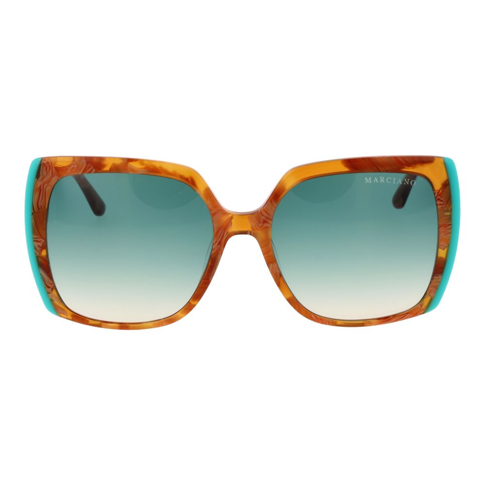 Lunettes de soleil Marciano by Guess en acétate marron