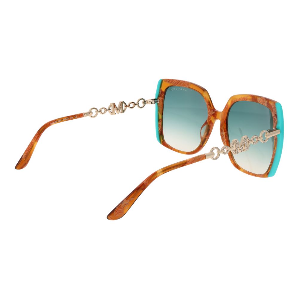 Lunettes de soleil Marciano by Guess en acétate marron