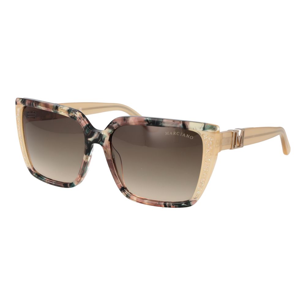 Marciano by Guess Beige Acetate Sunglasses for Women