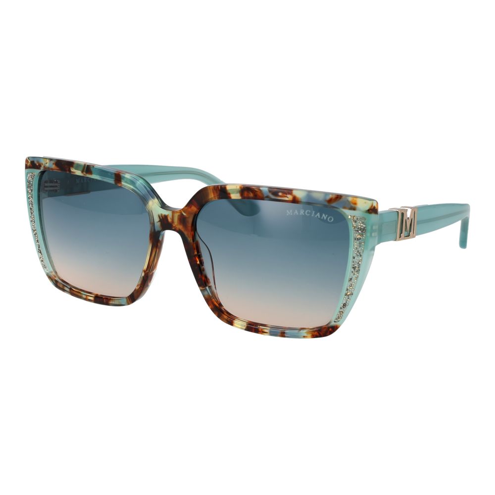Marciano by Guess Turquoise Acetate Sunglasses for Women