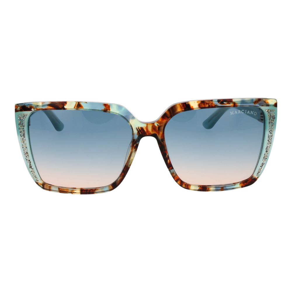 Marciano by Guess Turquoise Acetate Sunglasses for Women