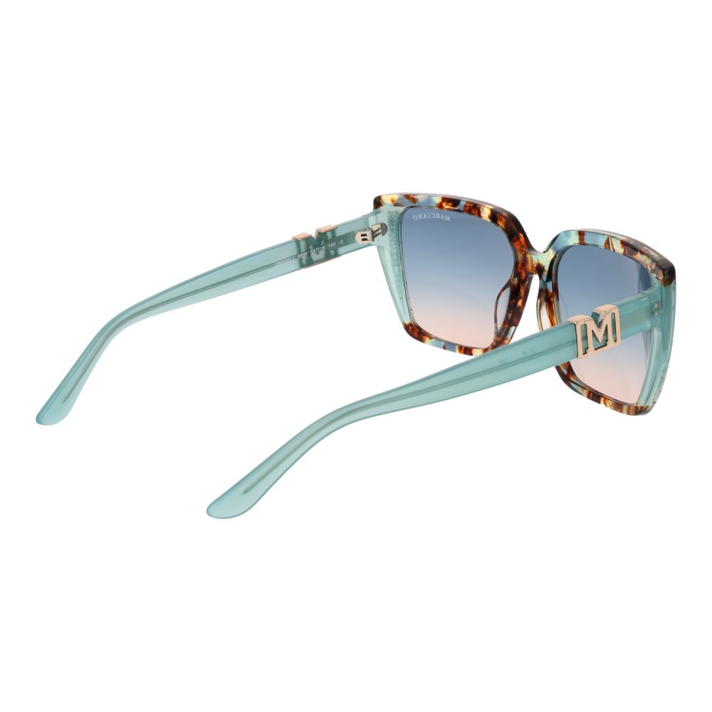 Marciano by Guess Turquoise Acetate Sunglasses for Women