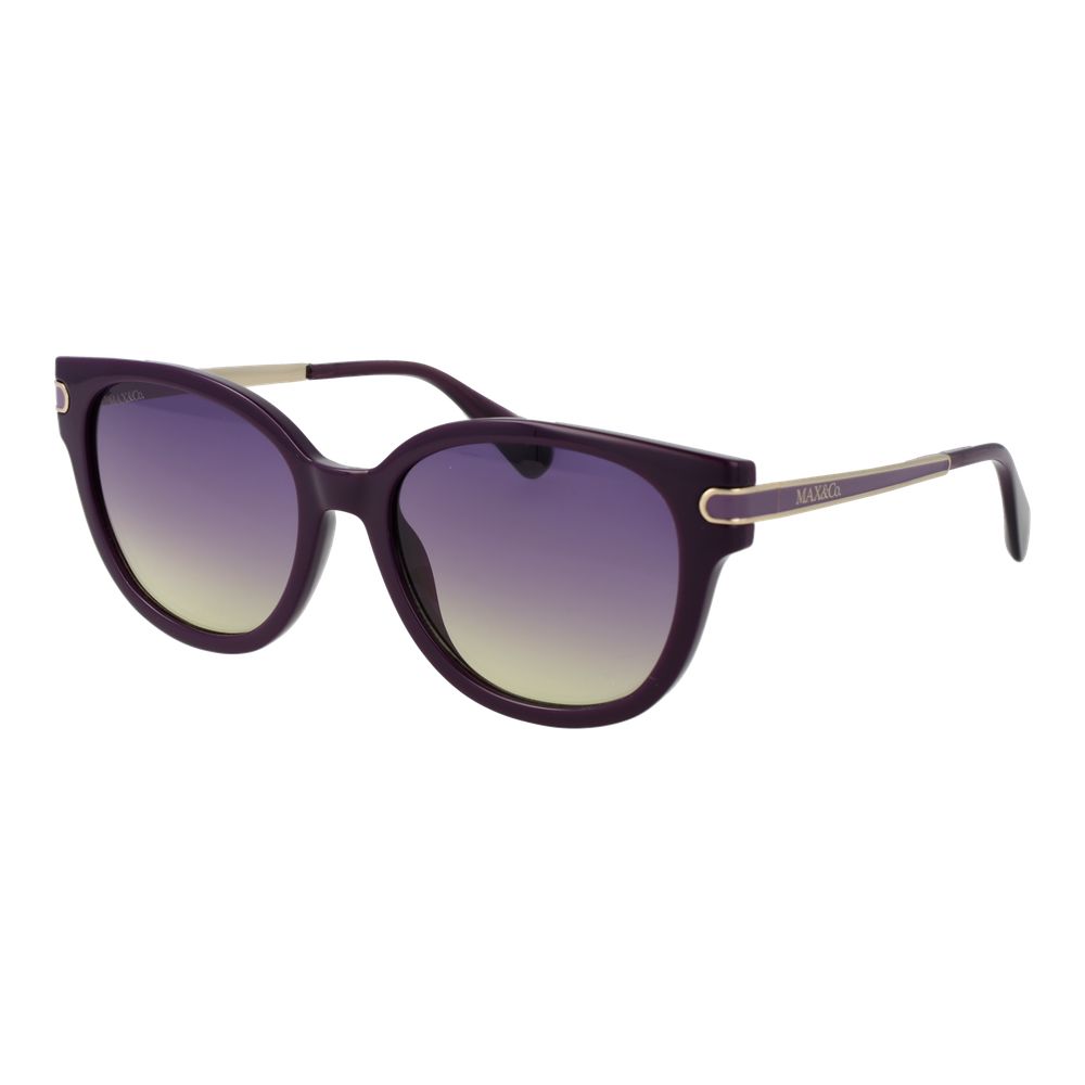 Max & Co Purple Plastic Sunglasses for Women
