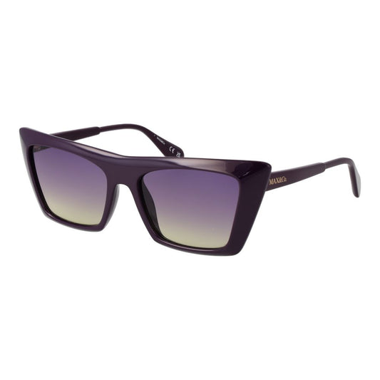 Max & Co Purple Plastic Cat Eye Sunglasses