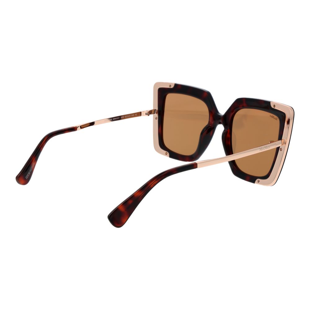 Max Mara Brown Plastic Sunglasses for Women