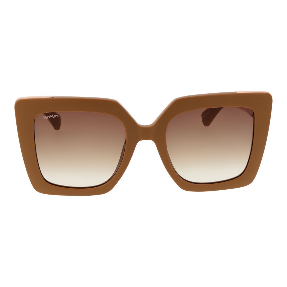 Max Mara Brown Plastic Sunglasses for Women