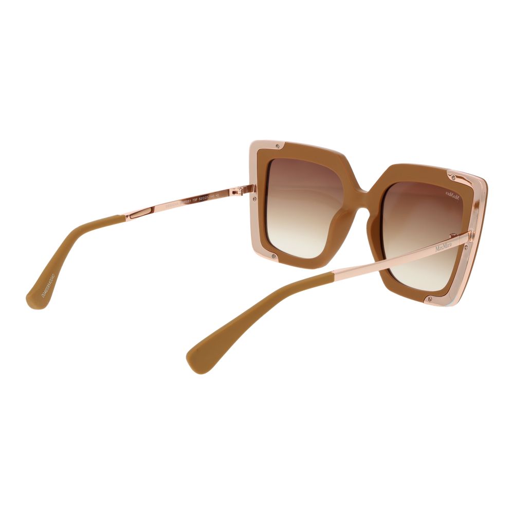 Max Mara Brown Plastic Sunglasses for Women