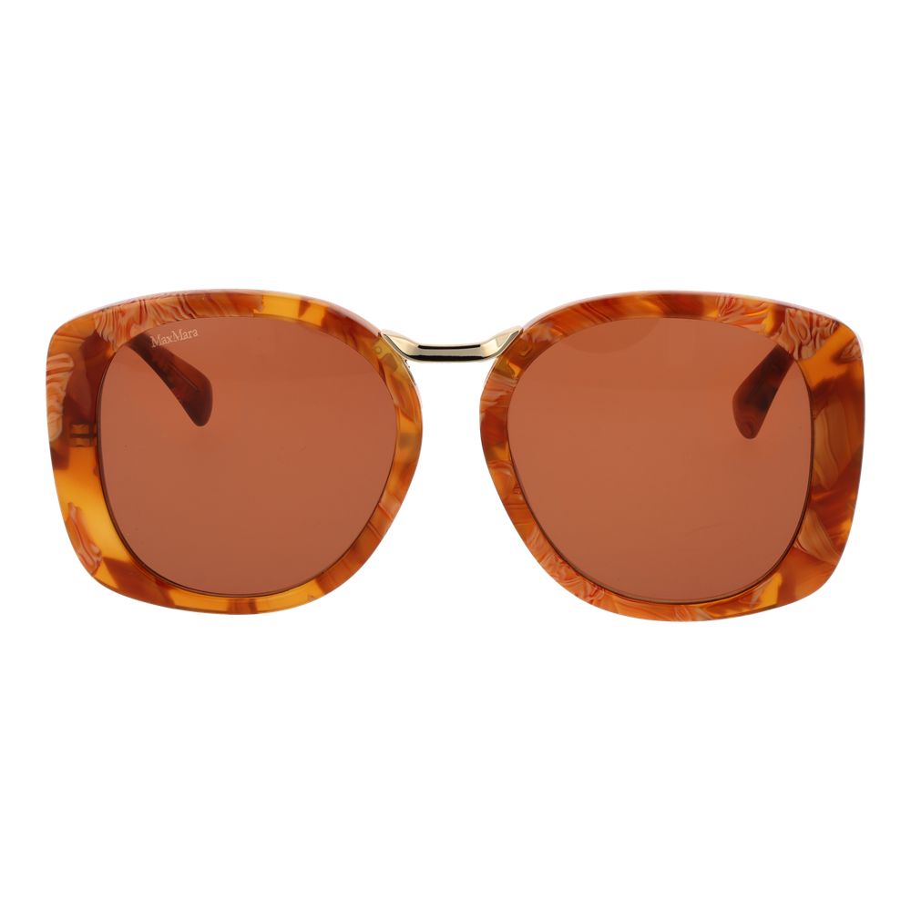 Max Mara Brown Acetate Sunglasses for Women