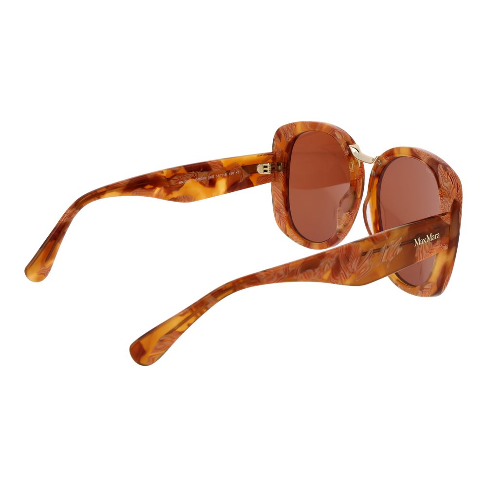 Max Mara Brown Acetate Sunglasses for Women