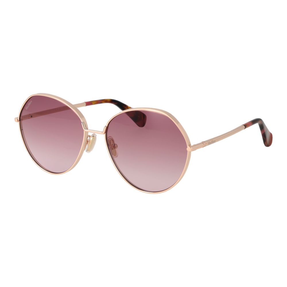 Max Mara Rose Gold Metal Sunglasses - Stylish Women's Eyewear