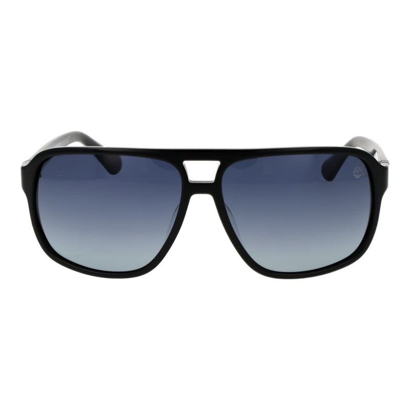 Timberland Black Acetate Sunglasses for Men