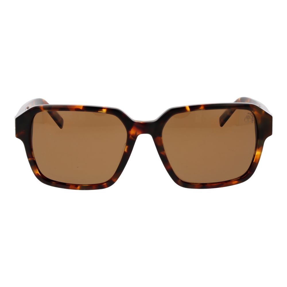 Lunettes de soleil en acétate marron Timberland