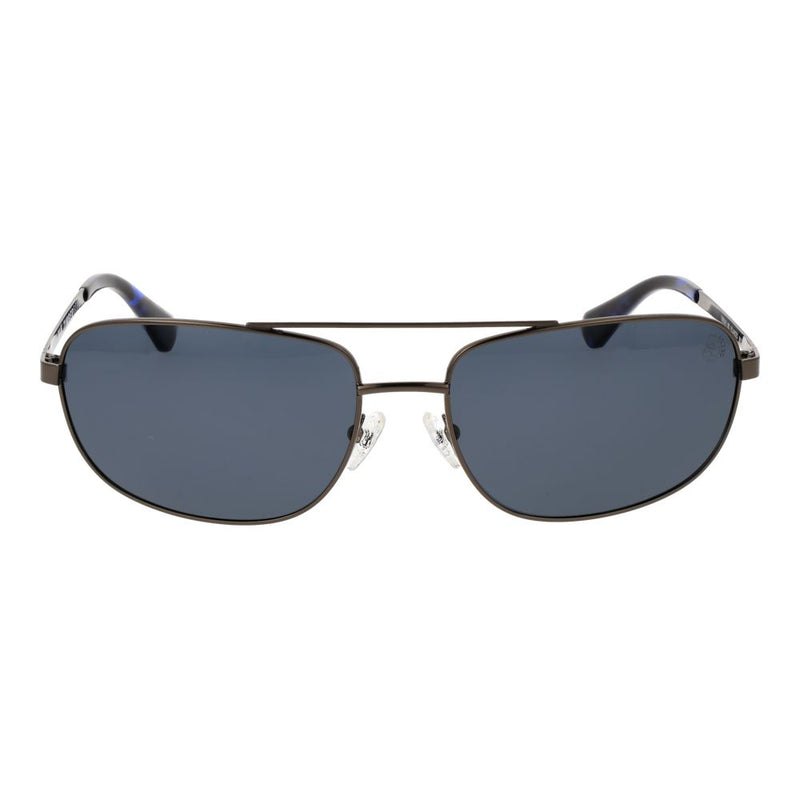 Timberland Gray Metal Sunglasses for Men