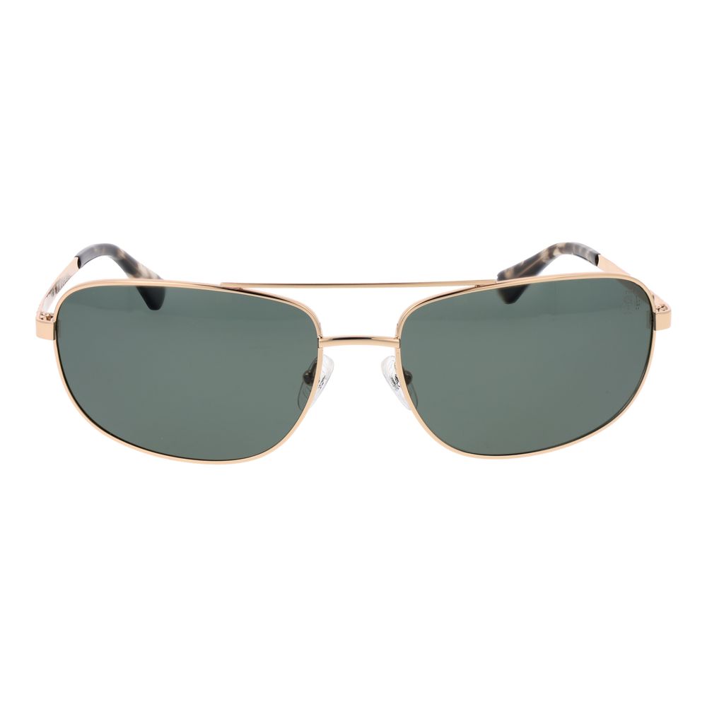 Lunettes de soleil en métal doré Timberland