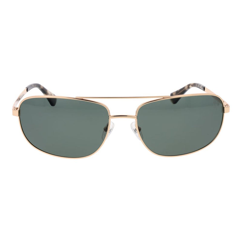 Timberland Gold Metal Sunglasses for Men