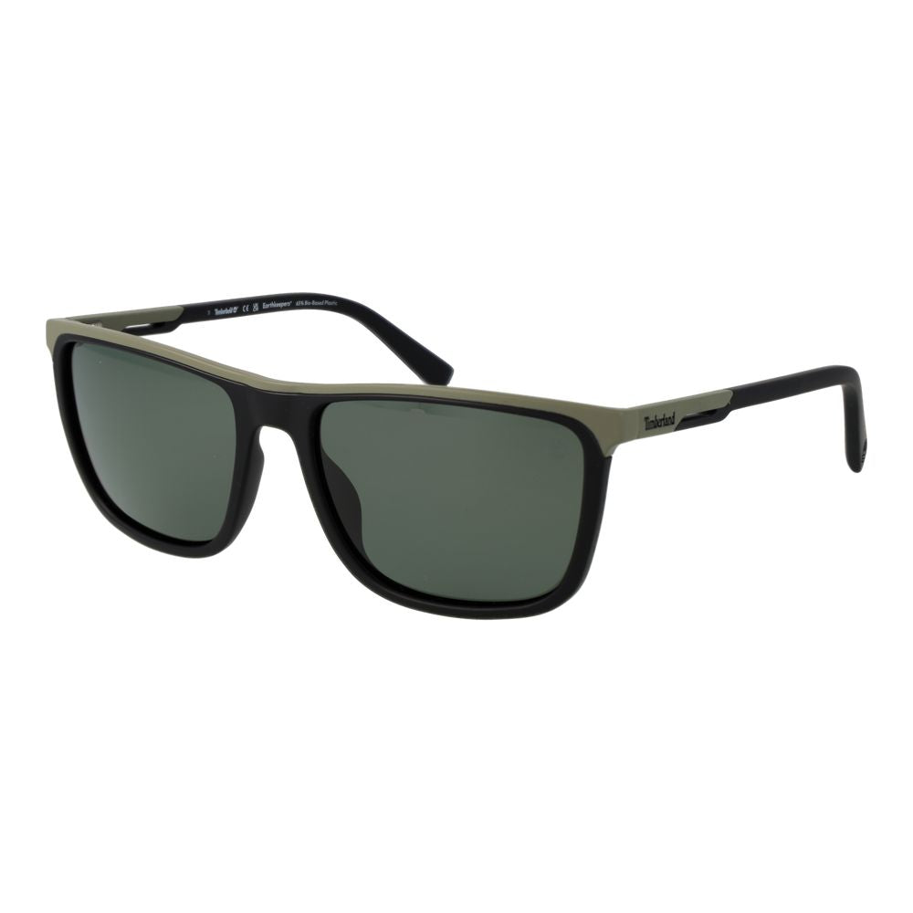 Lunettes de soleil en plastique noires Timberland
