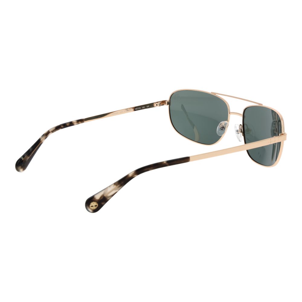 Lunettes de soleil en métal doré Timberland