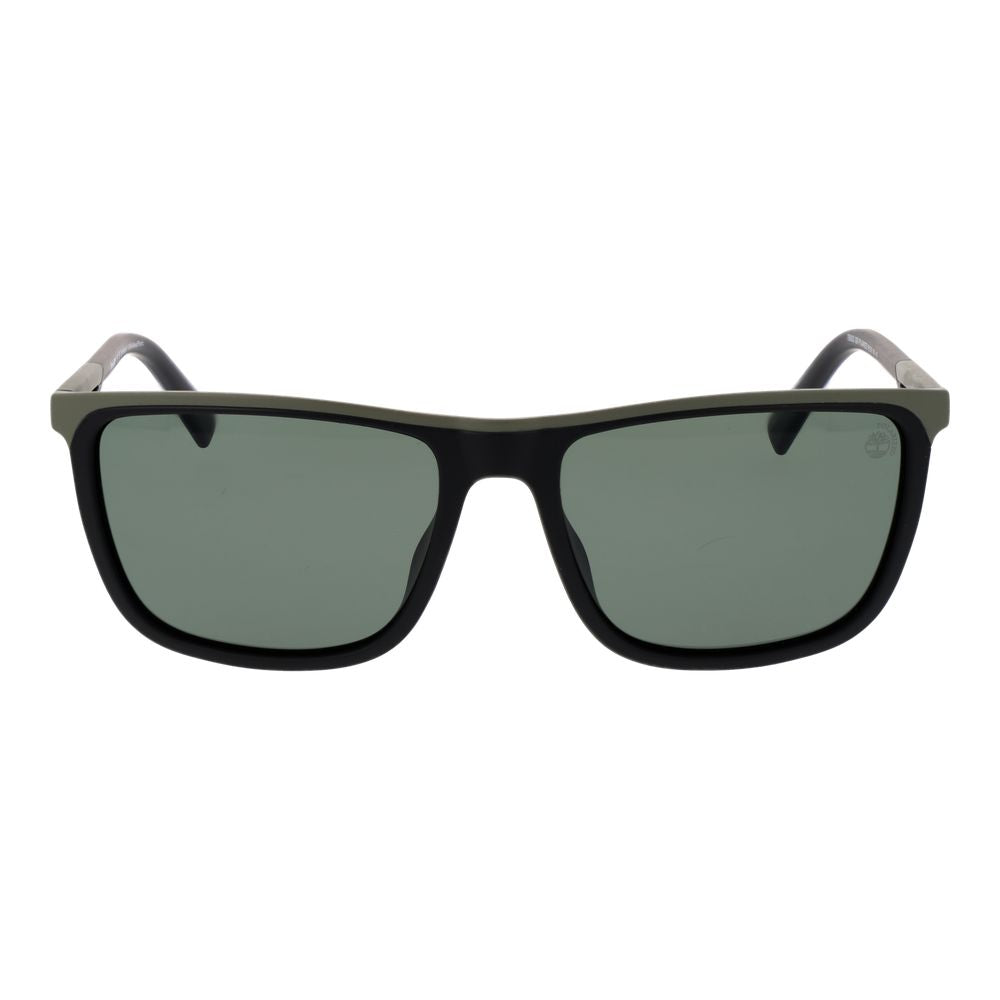 Lunettes de soleil en plastique noires Timberland