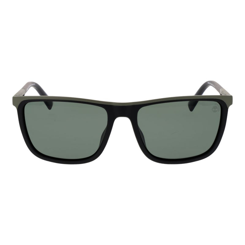 Lunettes de soleil en plastique noires Timberland