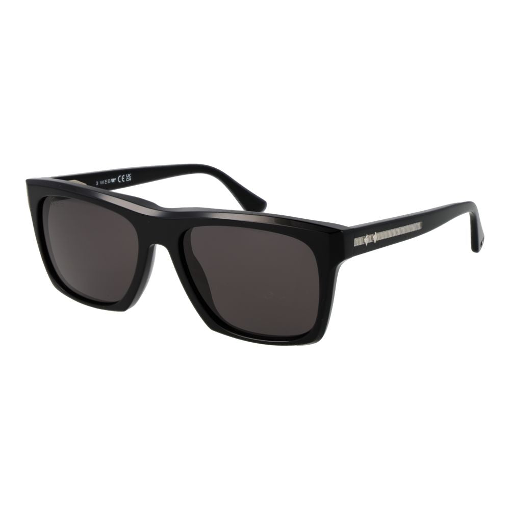 Web Black Acetate Sunglasses for Men