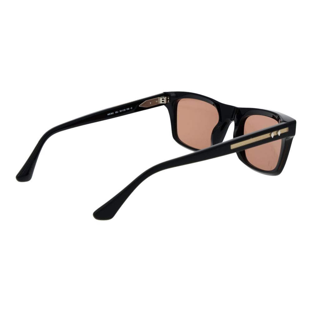 Web Black Acetate Sunglasses for Men