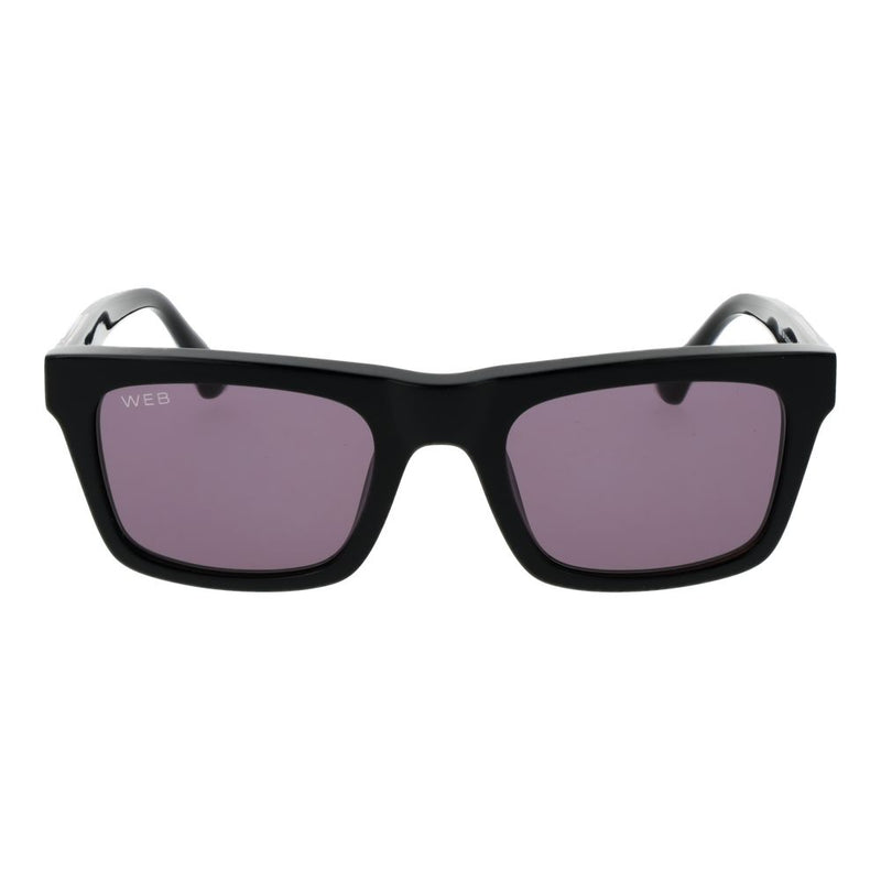 Web Black Acetate Sunglasses for Men