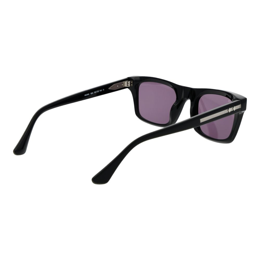 Web Black Acetate Sunglasses for Men
