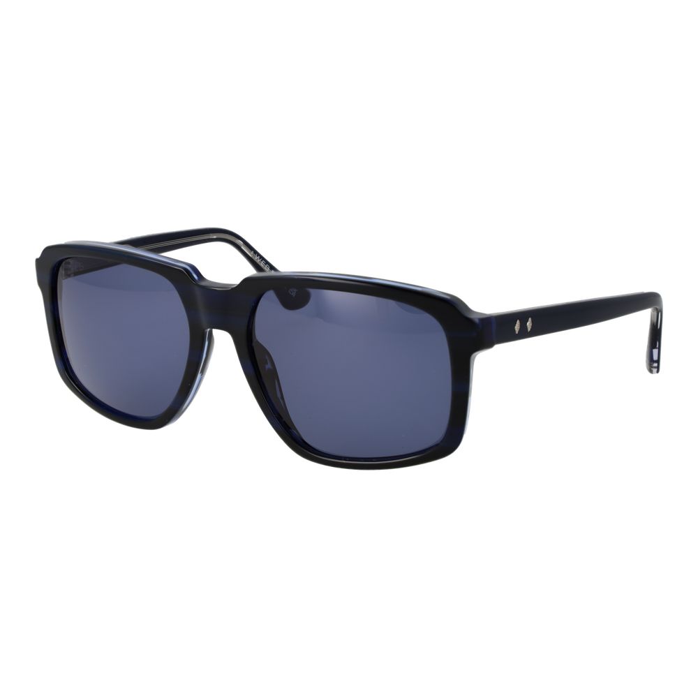Web Blue Acetate Sunglasses for Men