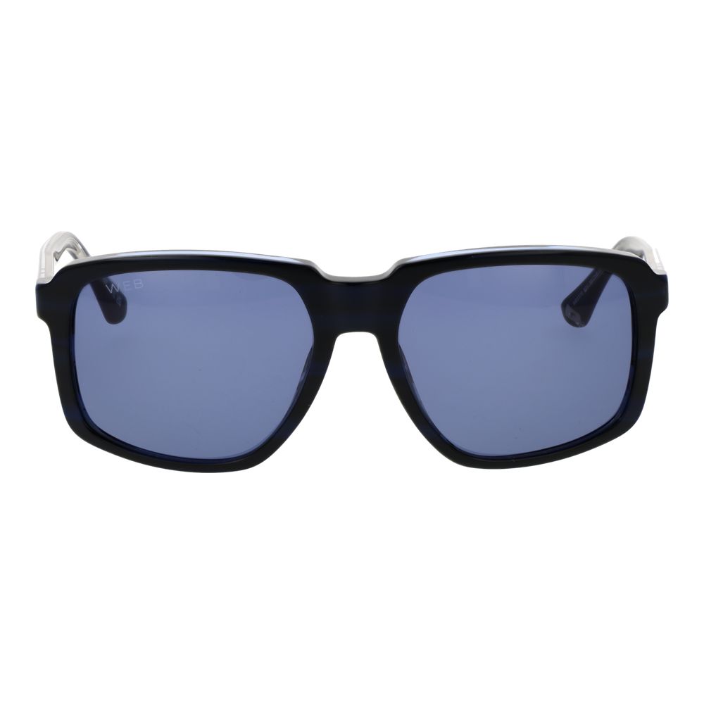 Web Blue Acetate Sunglasses for Men