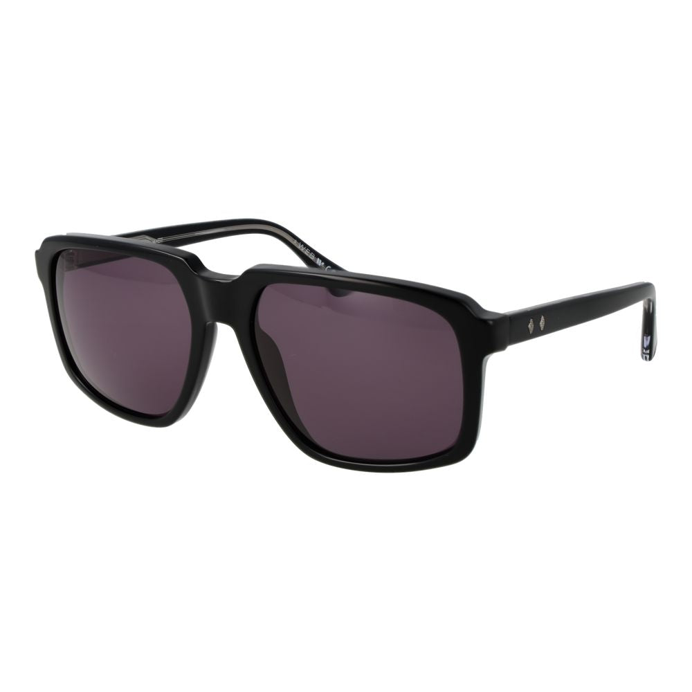 Web Black Acetate Sunglasses for Men