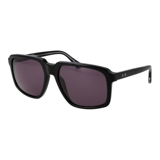 Web Black Acetate Sunglasses for Men