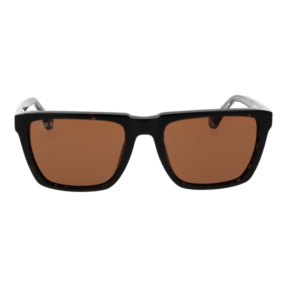 Web Black Acetate Sunglasses for Men