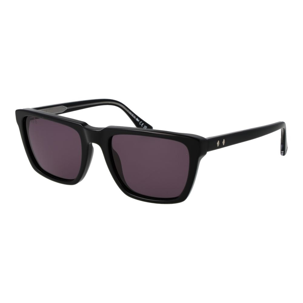 Web Black Acetate Sunglasses for Men