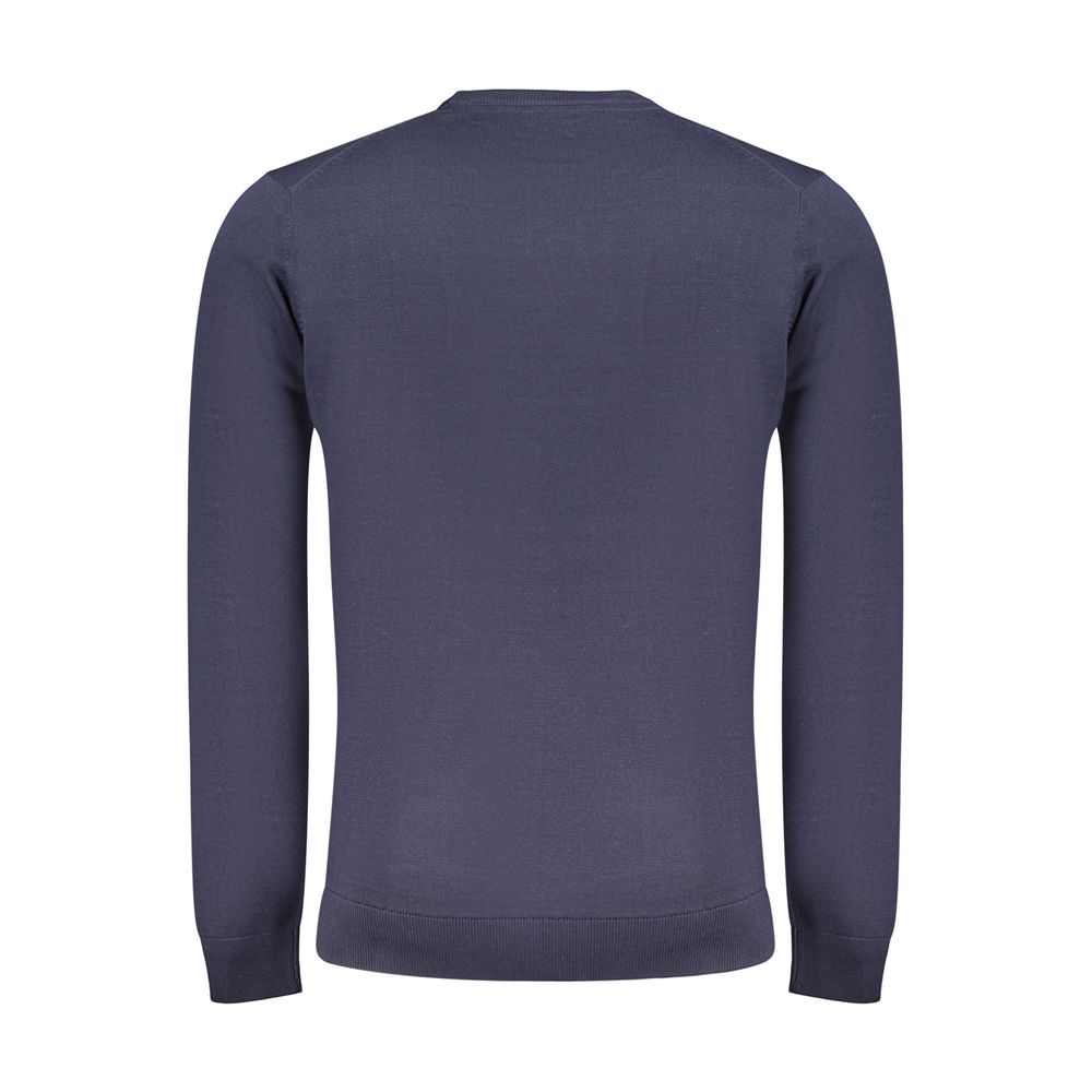 Norway 1963 Blue Cotton Long-Sleeved Men's Sweater
