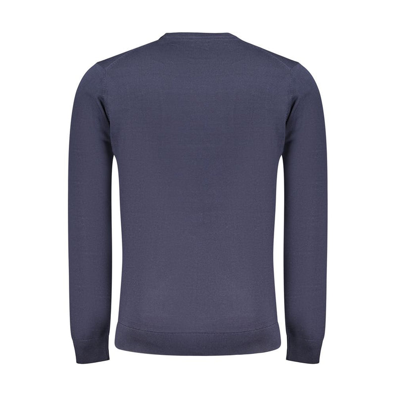 Norway 1963 Blue Cotton Long-Sleeved Men's Sweater