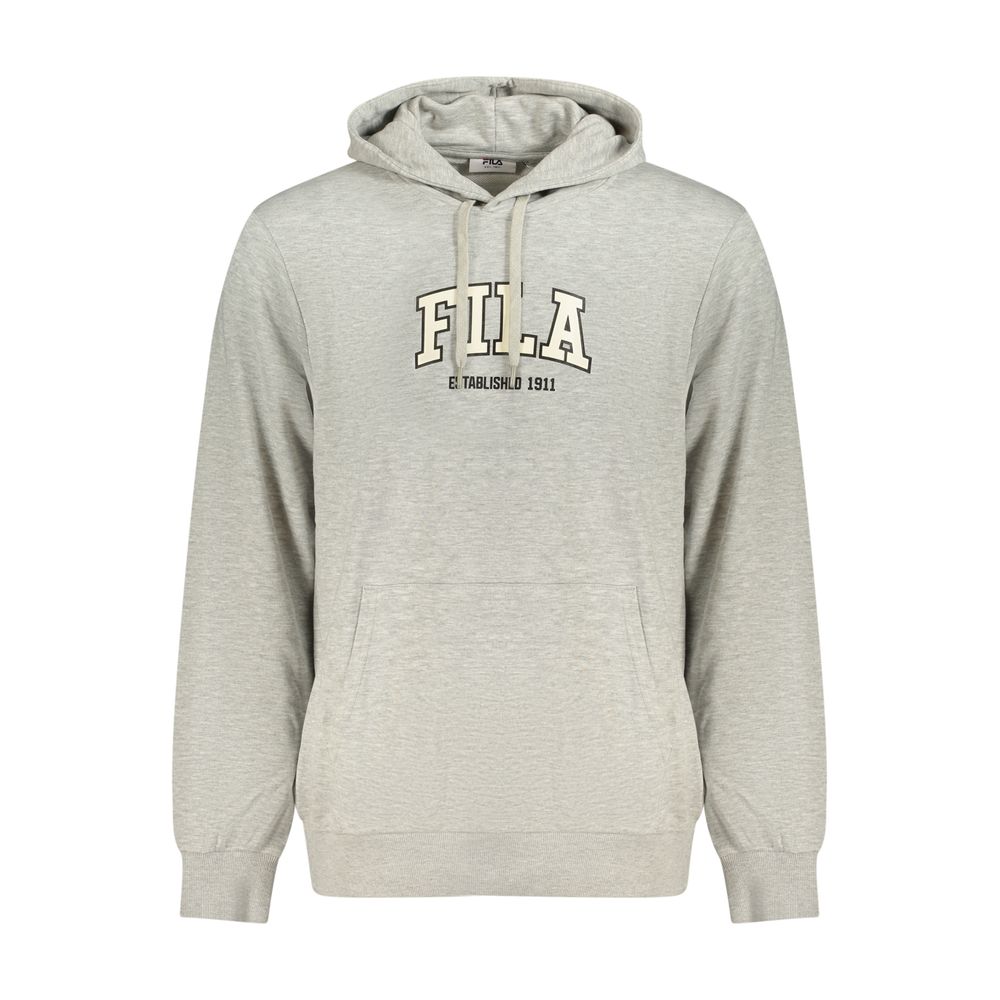 Fila Gray Cotton Sweatshirt - Comfortable and Stylish