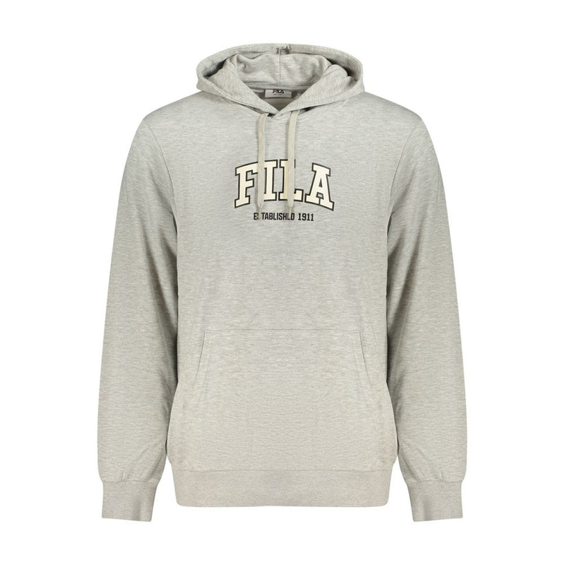 Fila Gray Cotton Sweatshirt - Comfortable and Stylish