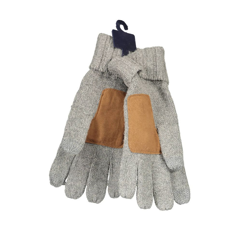 Ralph Lauren Gray Wool Men's Gloves for Stylish Winter Wear