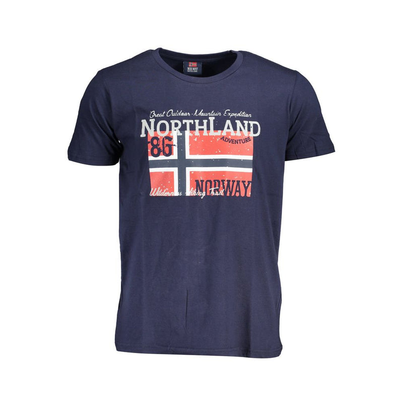 Norway 1963 Blue Cotton Men's T-Shirt