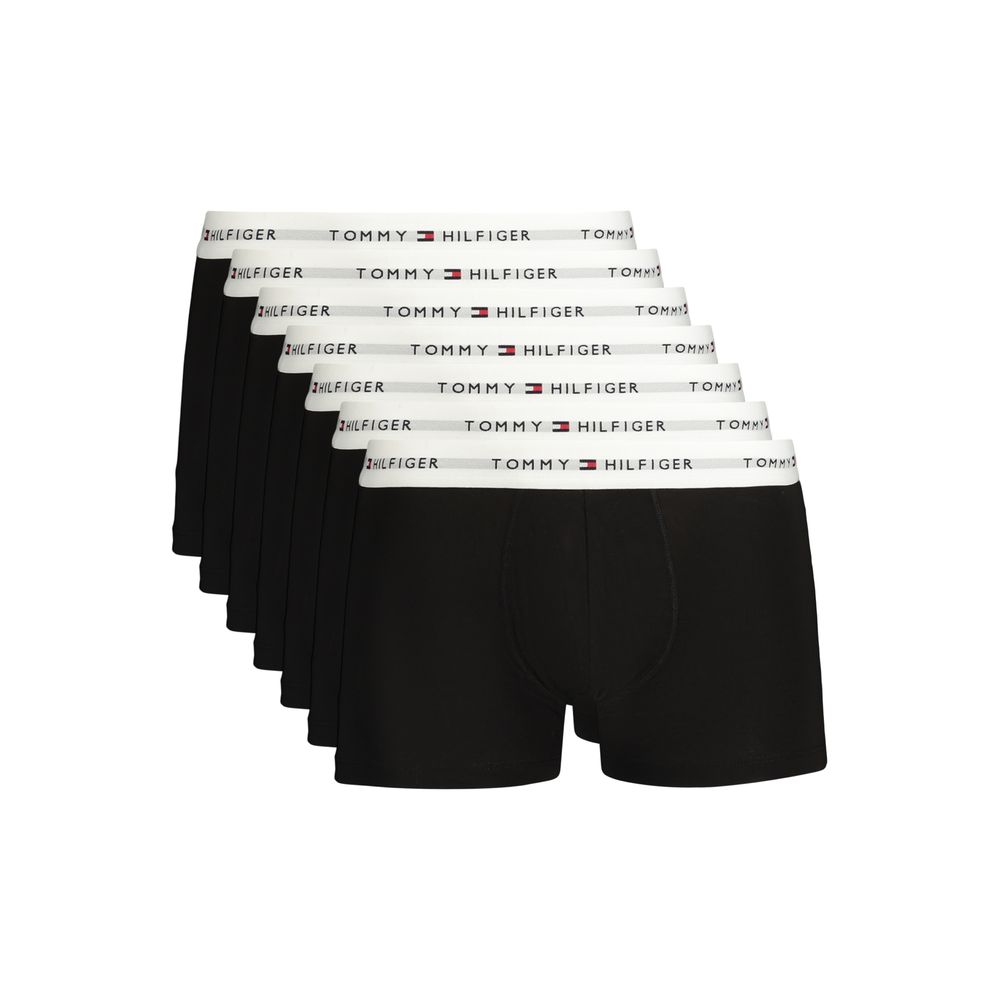 Tommy Hilfiger Black Cotton Men's Underwear 7-Pack