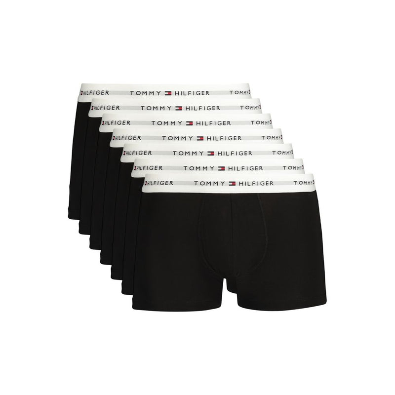 Tommy Hilfiger Black Cotton Men's Underwear 7-Pack
