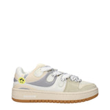 Barrow Beige Leather Low Top Sneakers for Women