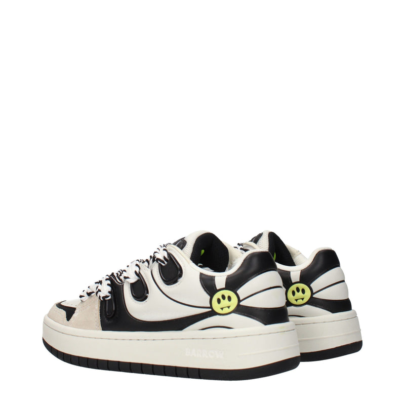 Barrow Beige Leather Sneakers for Women