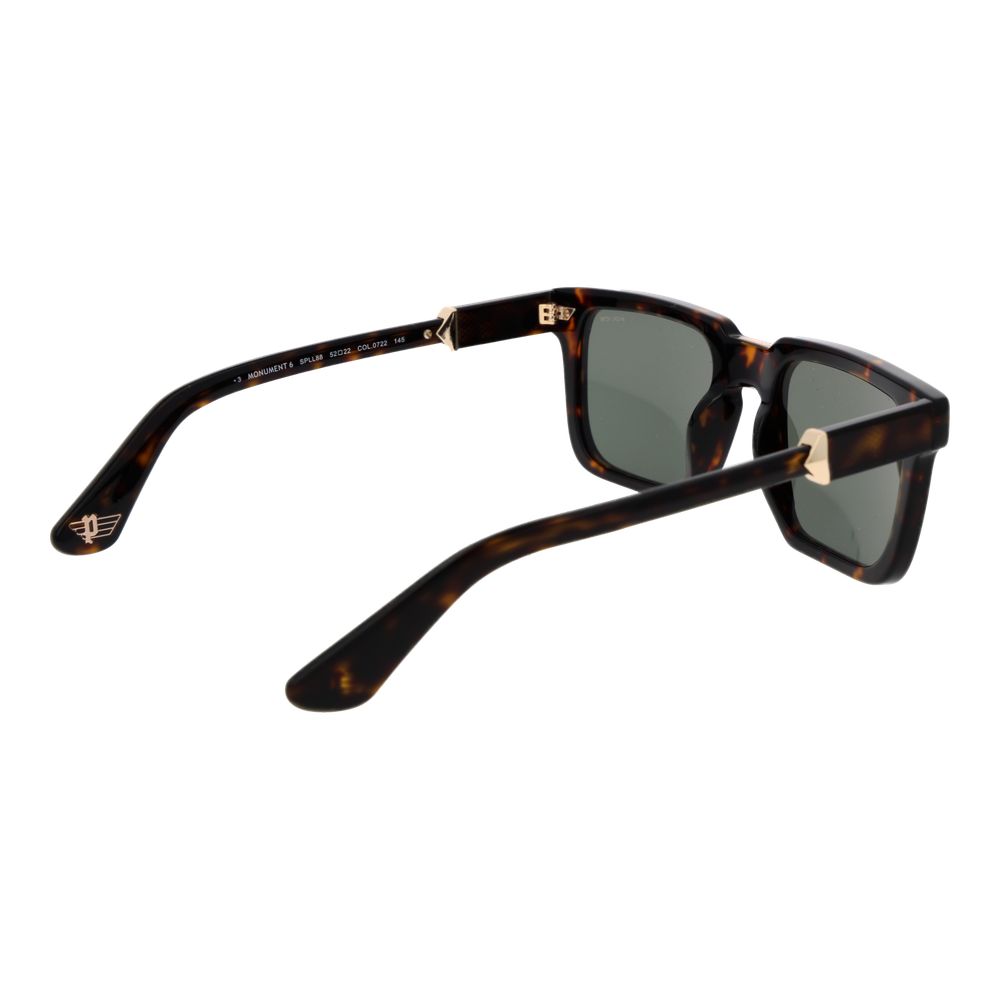 Lunettes de soleil en acétate de cellulose marron Police