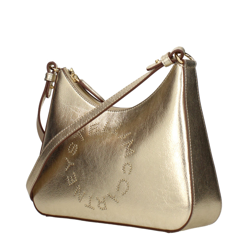 Stella McCartney Gold Leather Shoulder Bag