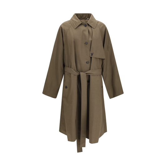 Calvin Klein Bicolor Cotton Trench Coat - Elegant & Timeless